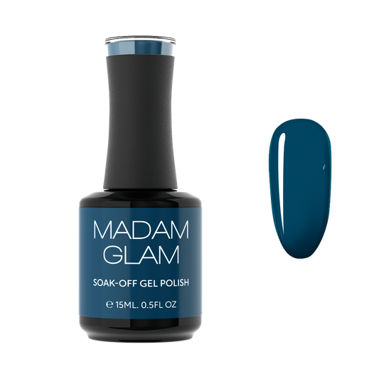 MADAM GLAM - Astral Projection - DUSKY BLUE GEL NAIL POLISH