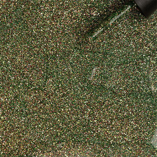 MADAM GLAM - Glam Mistletoe - GREEN GLITTER GEL NAIL POLISH