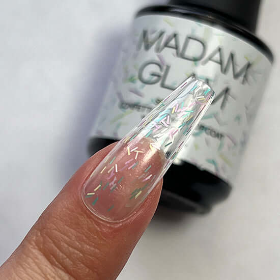MADAM GLAM - Luminous - CONFETTI NO WIPE TOP COAT