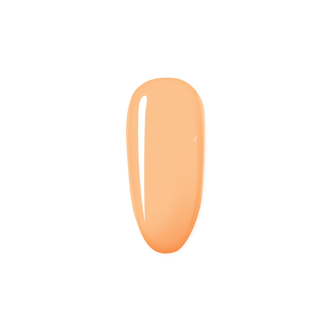 MADAM GLAM - Fresh Peach - ORANGE PUDDING GEL NAIL POLISH