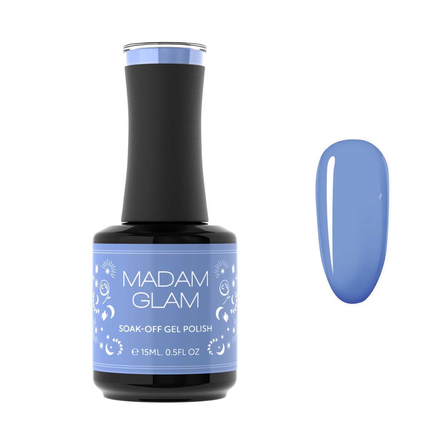 BLUE GEL NAIL POLISH - Lucky No. 9 - MADAM GLAM