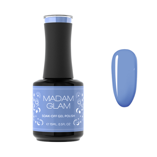 BLUE GEL NAIL POLISH - Lucky No. 9 - MADAM GLAM