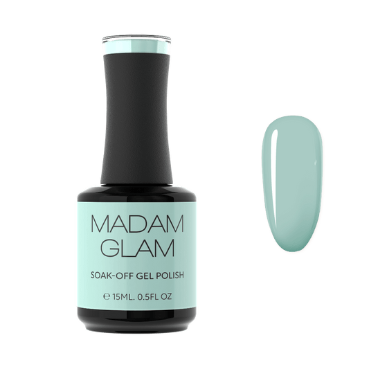 BLUE GEL NAIL POLISH - New Quest - MADAM GLAM 