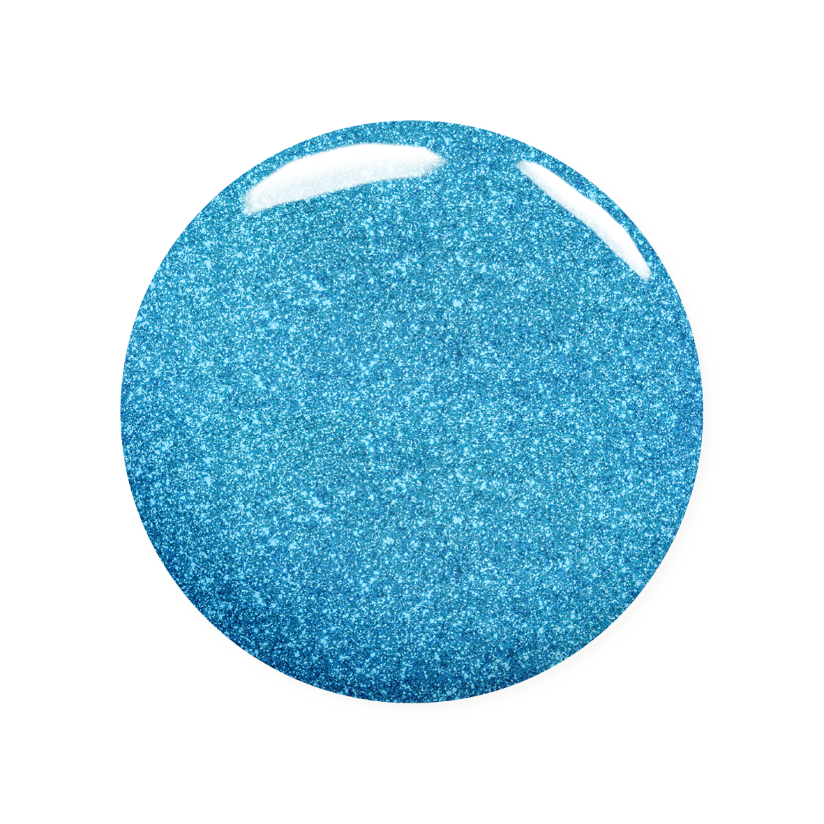 MADAM GLAM - Aqua Shine - TEAL GLITTER GEL NAIL POLISH
