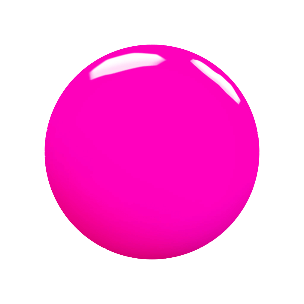 Pink sphere on a white background