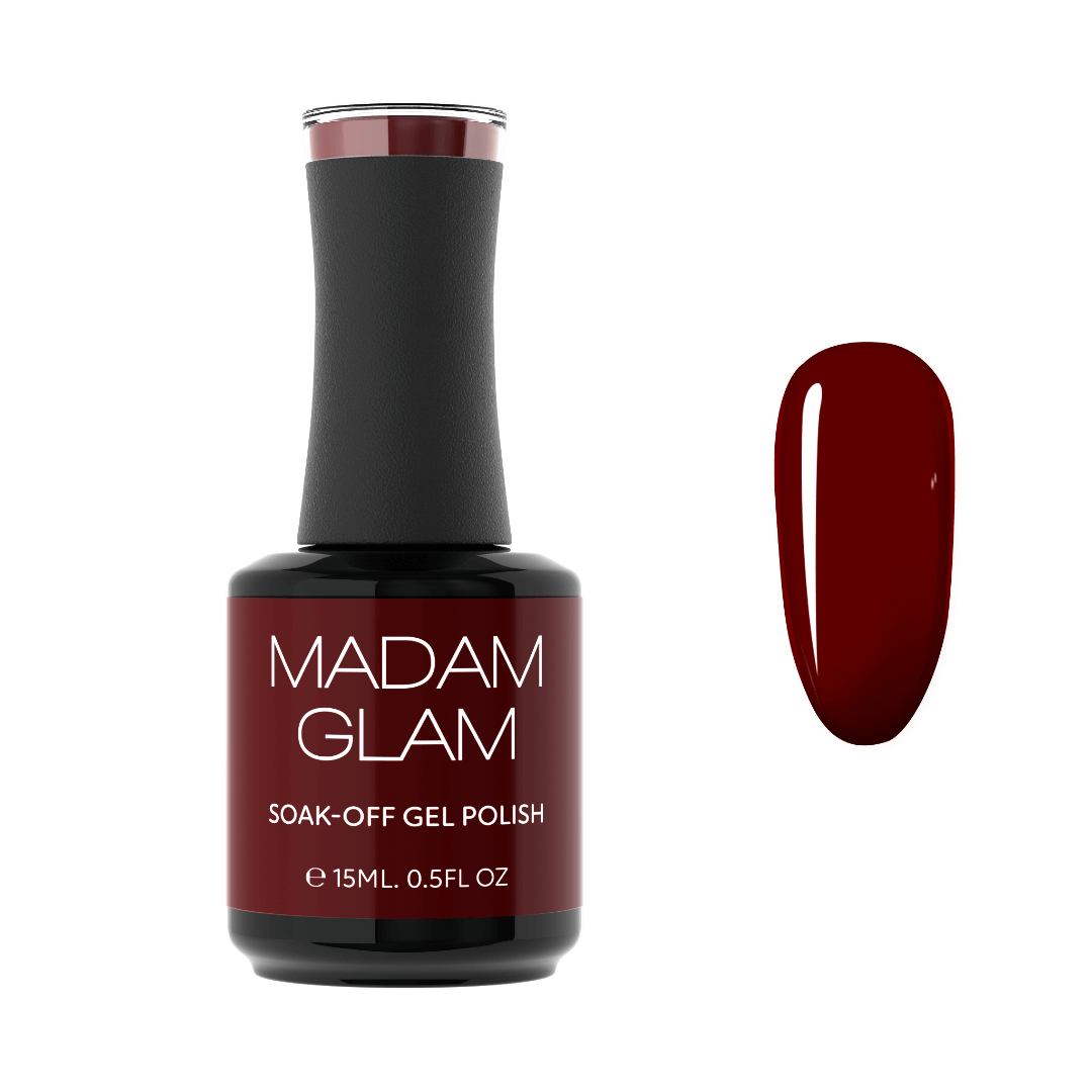 DEEP RED GEL NAIL POLISH - Christmas Essence - MADAM GLAM