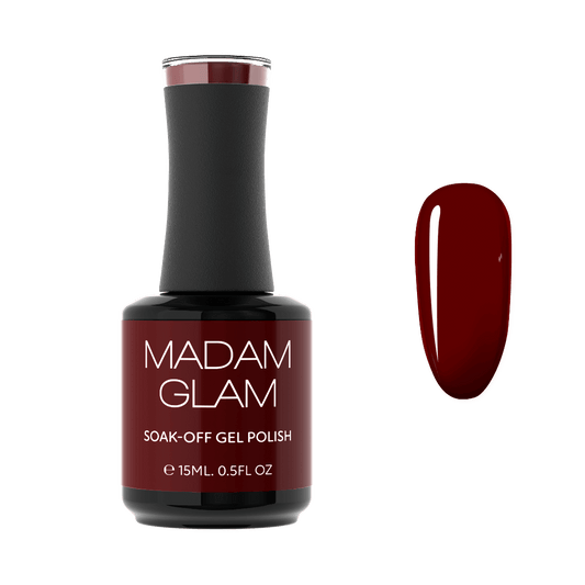 DEEP RED GEL NAIL POLISH - Christmas Essence - MADAM GLAM