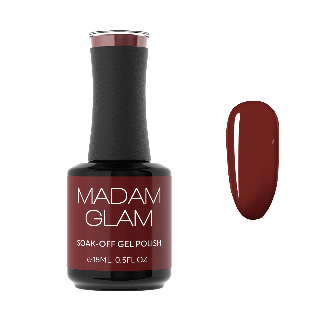 RED GEL NAIL POLISH - Apple Pie - MADAM GLAM