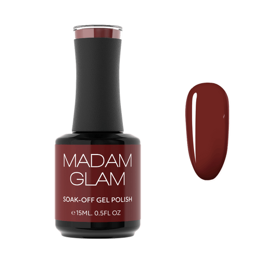 RED GEL NAIL POLISH - Apple Pie - MADAM GLAM