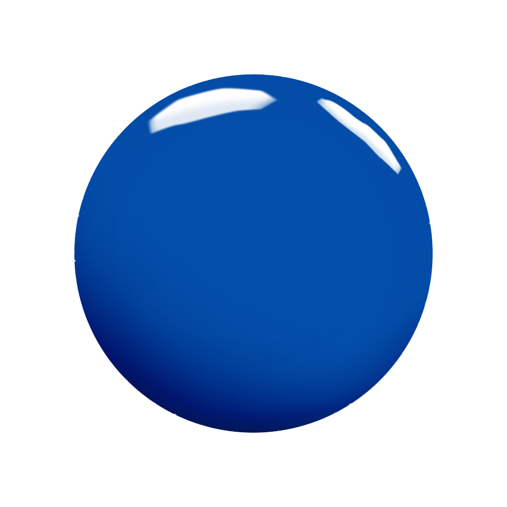 Solid blue color swatch on a white background