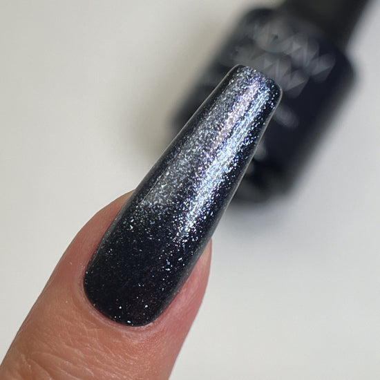 MADAM GLAM - Moonlit Mystique - DARK BLUE GEL NAIL POLISH