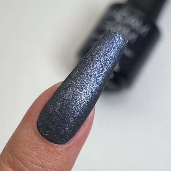 MADAM GLAM - Moonlit Mystique - DARK BLUE GEL NAIL POLISH