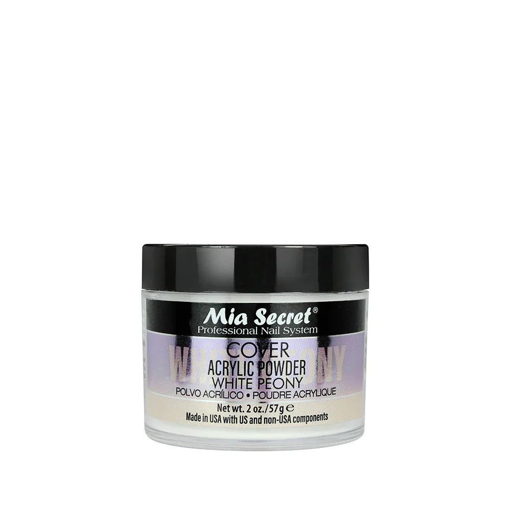 MIA SECRET Cover White Peony Acrylic Powder 2oz