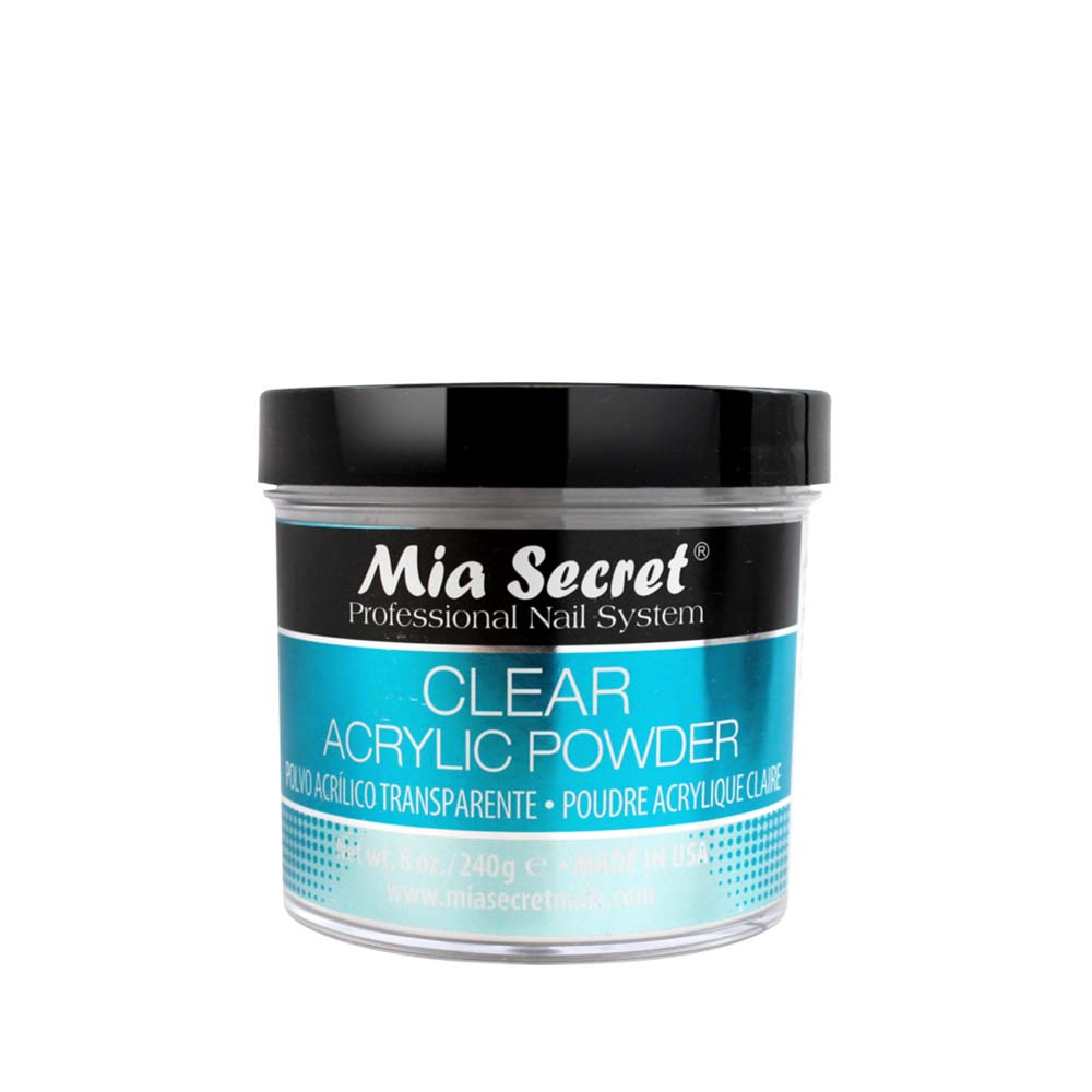 MIA SECRET Clear Acrylic Powder 8oz