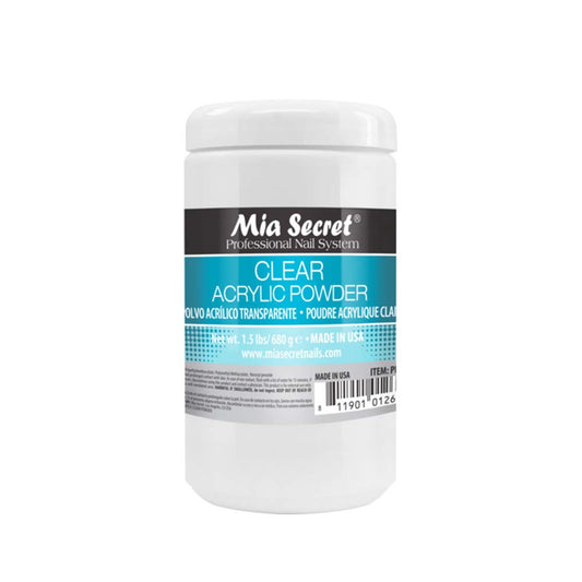 MIA SECRET Clear Acrylic Powder 1.5Lbs