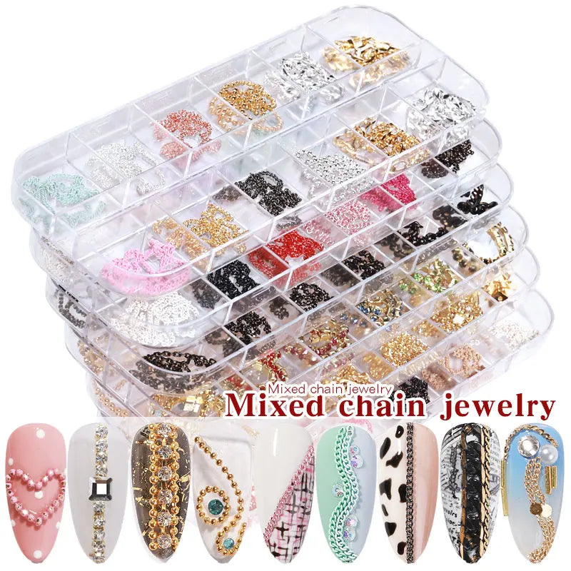 Nail Art Chains – Trendy Nail Decorations for Creative Designs