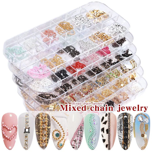 Nail Art Chains – Trendy Nail Decorations for Creative Designs