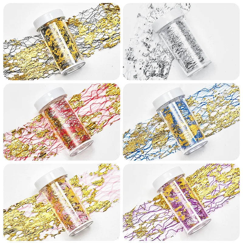 Premium Nail Transfer Foil – Sparkling & Easy-to-Use Nail Art