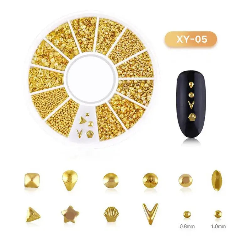 3d Nail Art Charms - Stars, Sun & Moon