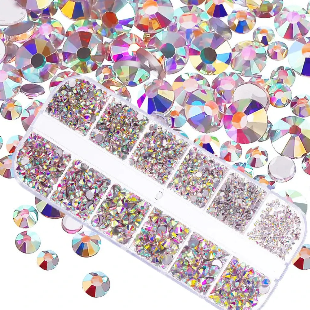 Crystal Nail Rhinestones – Mixed Shapes & Sizes