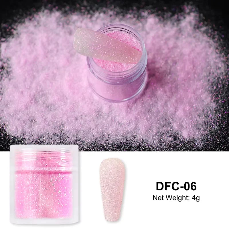 Neon Sugar Nail Glitter – Colorful Candy Coat Powder