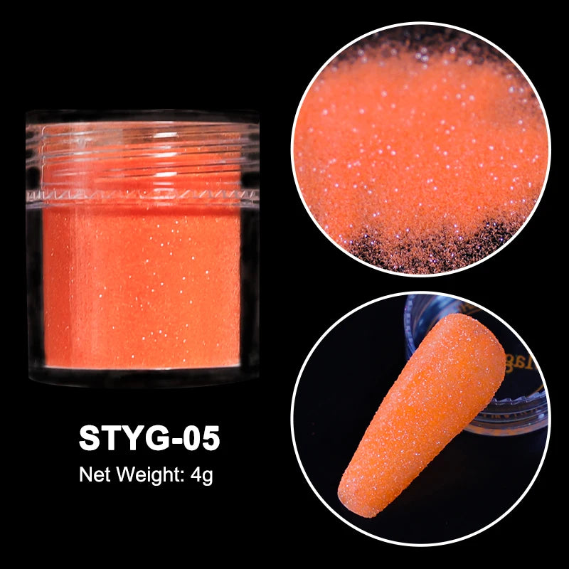Neon Sugar Nail Glitter – Colorful Candy Coat Powder
