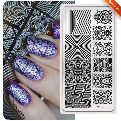Butterfly & Floral Nail Stamping Plates – BORN PRETTY