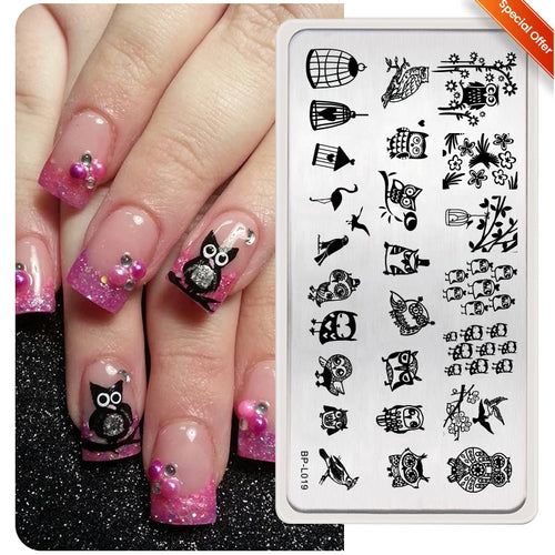 Butterfly & Floral Nail Stamping Plates – BORN PRETTY