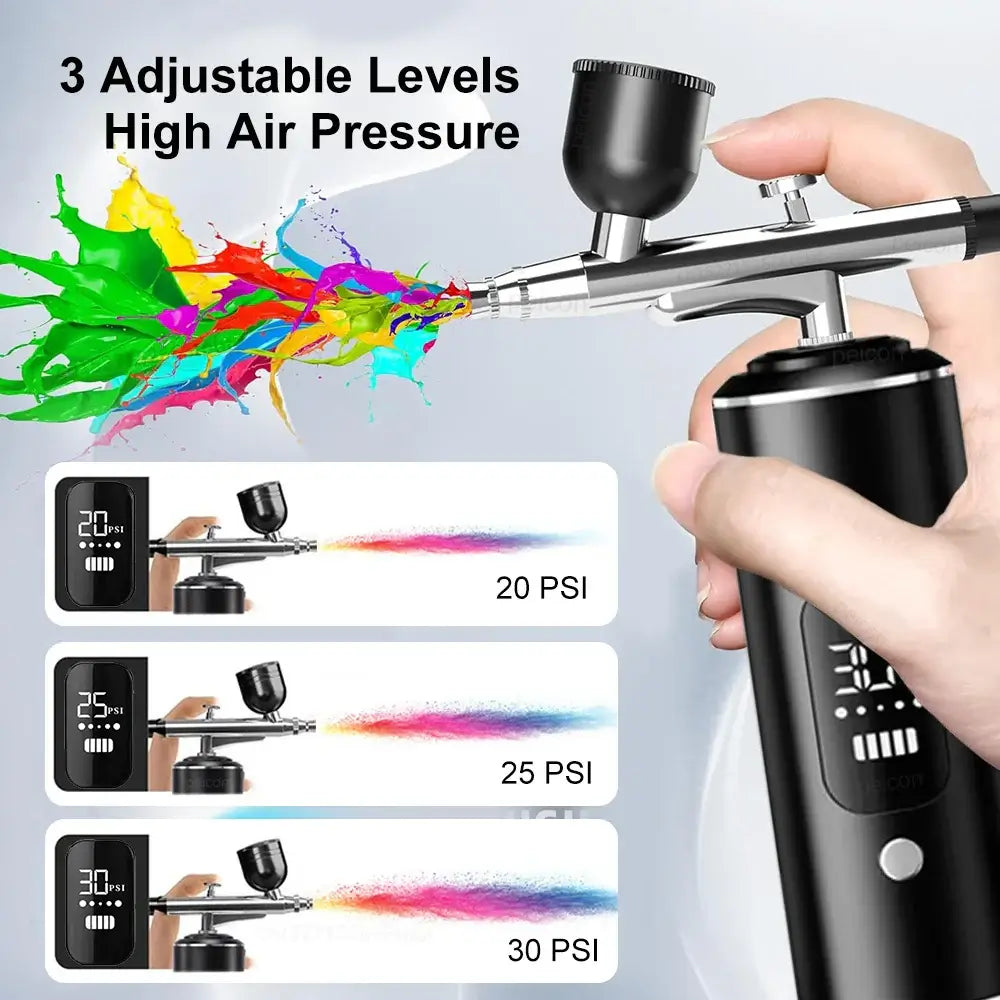 Nails Art Painting Airbrush with Compressor – Nail Airbrush Kit
