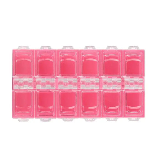 Nail Art Storage Box Individual Sealed Containers 