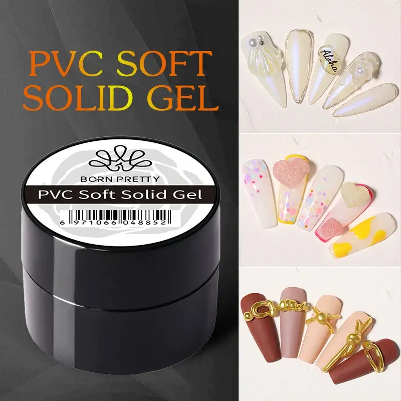 3D Nail Decoration Kit – Mirror Powder & 3D Gel