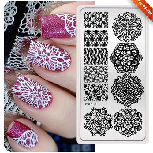 Butterfly & Floral Nail Stamping Plates – BORN PRETTY