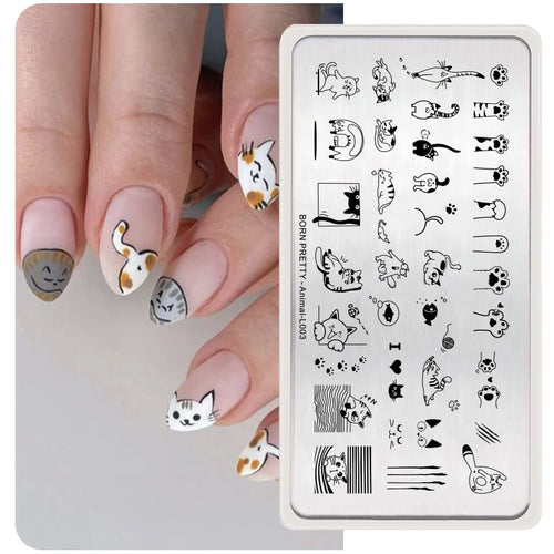 Butterfly & Floral Nail Stamping Plates – BORN PRETTY