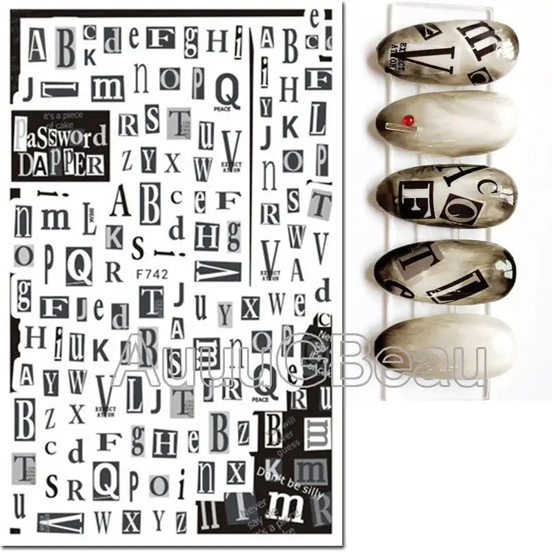 Nail Art Stickers – Self Adhesive