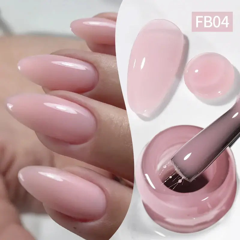 BORN PRETTY 10ml Clear Gel Nail Polish – Watercolor Marble Nail Art
