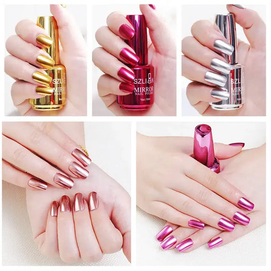 Mirror Effect Metallic Nail Polish