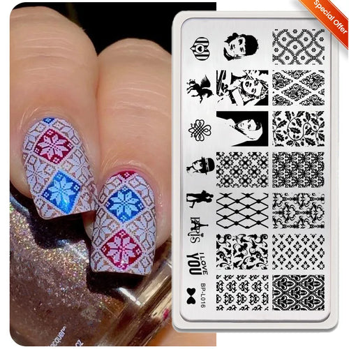 Butterfly & Floral Nail Stamping Plates – BORN PRETTY