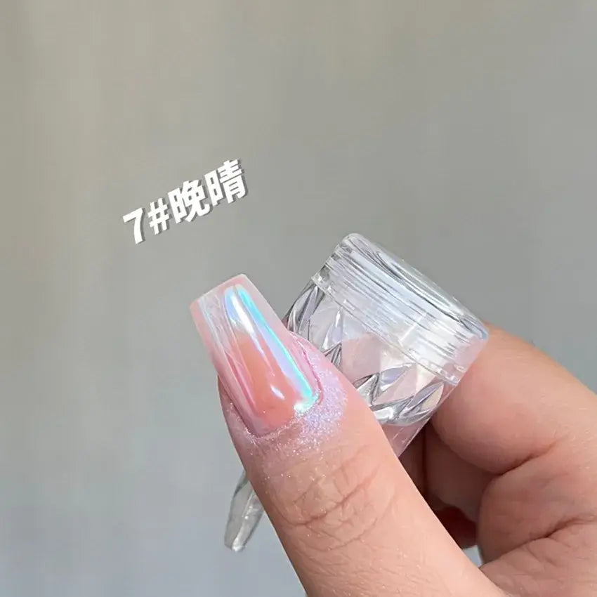 Aurora Nail Dust - Moonlight Chrome Cat Eye Powder