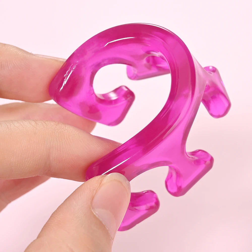 Silicone Toe Spreaders – 2 Pcs Soft Gel Toe Separators for Nail Polish Application