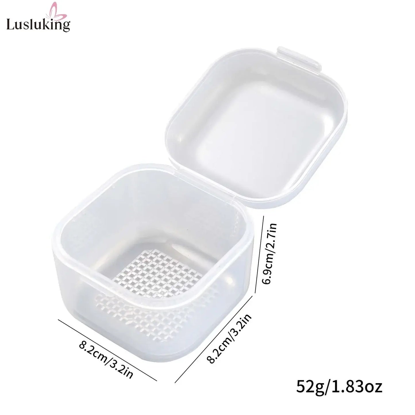 Nail Drill Bits Disinfection Box Double Layer Filtration