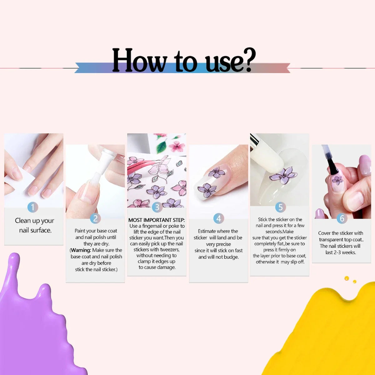 Cute Halloween Nails | Spider Web Nail Art Stickers