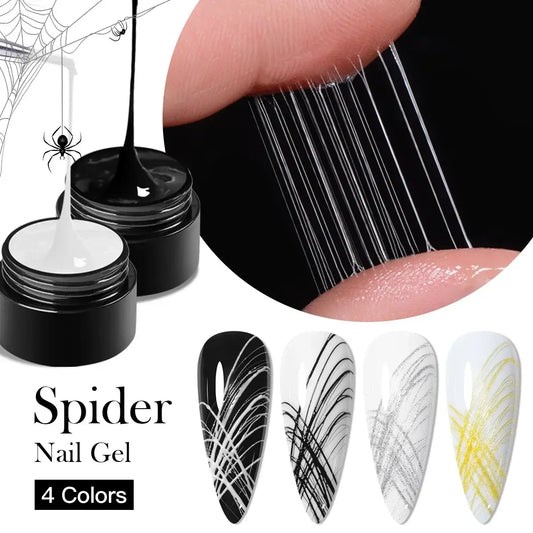 Spider Gel Nail Polish Set - Gel for Nail Art Line Designs