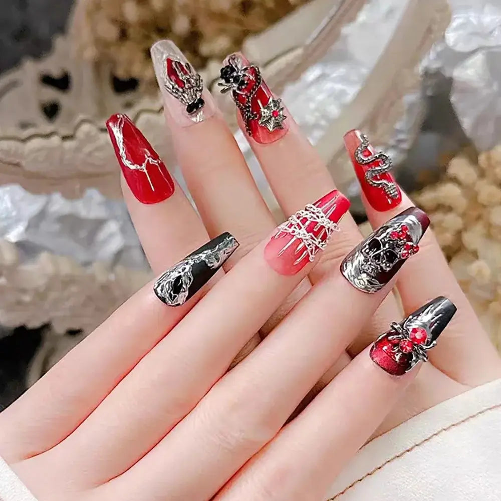 Halloween Punk Nail Charms