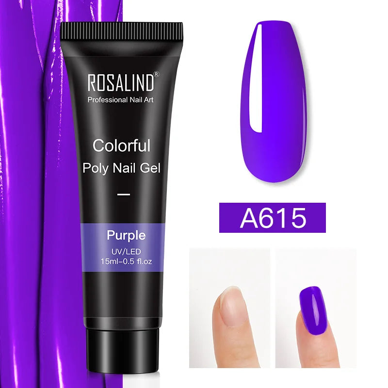 ROSALIND Crème Poly Gel Nail Extension – 15ml