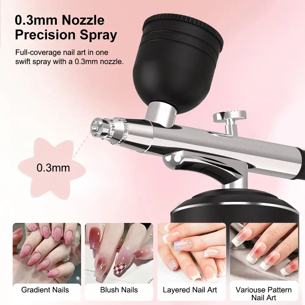Nails Art Painting Airbrush with Compressor – Nail Airbrush Kit