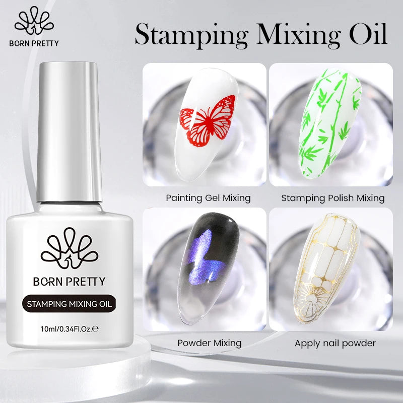BORN PRETTY Stamp Mixing Oil – Nail Art Polish Thinner & Mixing Solution