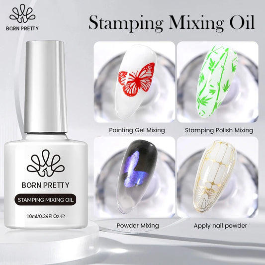 BORN PRETTY Stamp Mixing Oil – Nail Art Polish Thinner & Mixing Solution