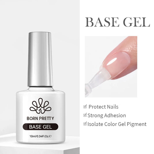 BORN PRETTY Base Gel – Strong Adhesion Nail Polish Foundation 10ml