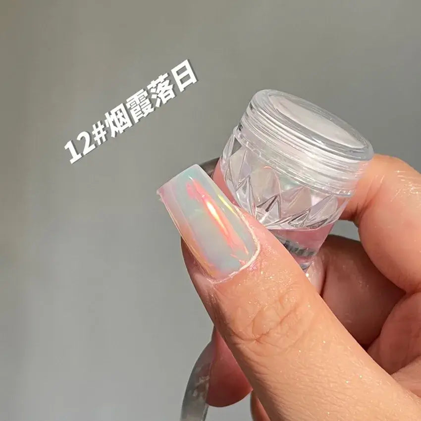 Aurora Nail Dust - Moonlight Chrome Cat Eye Powder