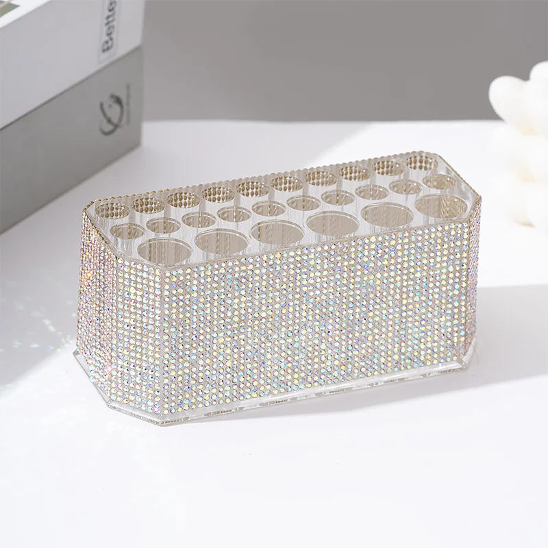 Acrylic Nail Brush Holder – 26 Holes Organizer Stand